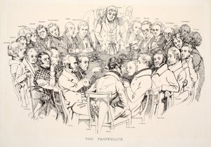 Fraserianie, wyd. 1835 (grawerowanie) autorstwa Daniel Maclise
