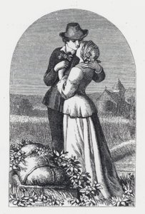 Ilustracja do wiersza Tennysona Księżniczka (rycina) autorstwa Daniel (after) Maclise