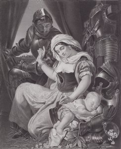 Kołyska wojownika (rycina)
