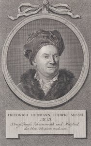 Portret Friedricha Ludwiga Hermanna Muzla, ca. 1778. autorstwa Daniel Berger
