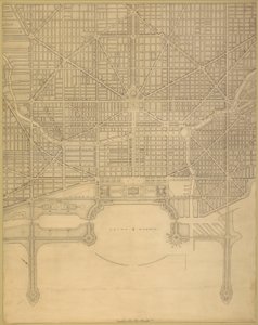 Tablica 110 z Planu Chicago, 1909: Chicago. Plan kompletnego systemu ulic...