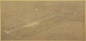 Tablica 114 z Planu Chicago, 1909: Chicago. Proponowany bulwar i Parkway na Michigan...