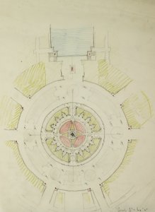 Potomac Round Point, Waszyngton, szkic planu, 1909.