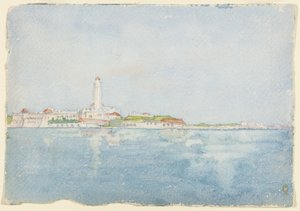 Szkic wykonany w Algierze, Afryka Północna, Szkic podróżny, 1896.