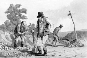 Naprawiacze dróg, 1812 autorstwa Daniel Havell