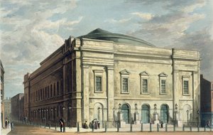 Theatre Royal, Drury Lane w Londynie, zaprojektowany przez Benjamina Wyatta w latach 1812, 1826