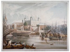 Tower of London, 1819. autorstwa Daniel Havell