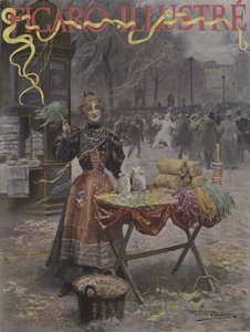 Kup mi trochę konfetti! (Kup trochę konfetti ode mnie!). Okładka Le Figaro Illustre, luty 1897