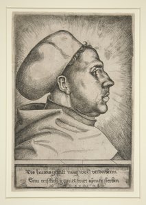 Marcin Luter, 1523 autorstwa Daniel Hopfer
