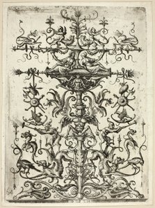 Ornament z arabeskami, 1526/30, druk 1684