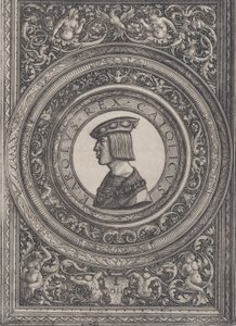 Portret cesarza Karola V, ca. 1519. autorstwa Daniel Hopfer