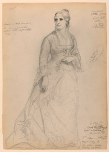 Rysunek, pani Rutherford B. Hayes, 18 grudnia 1881 r. autorstwa Daniel Huntington