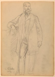 Rysunek, prezydent Chester A. Arth, 1884 r. autorstwa Daniel Huntington