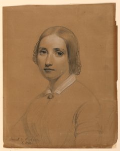 Rysunek, Sarah E. Richards, siostra, 1841 r. autorstwa Daniel Huntington