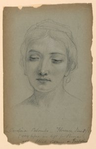 Rysunek, studium do filmu "Złotnik", 5 czerwca 1883 r. autorstwa Daniel Huntington