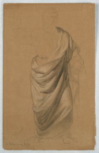 Rysunek, studium do "Tribute Money", lipiec 1852 r. autorstwa Daniel Huntington