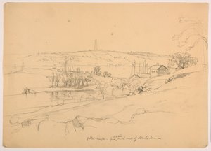 Groton Heights z Hill Northeast of New London autorstwa Daniel Huntington