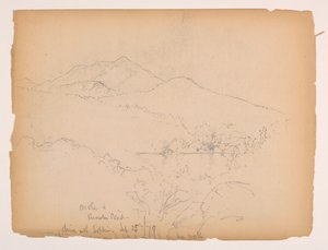 Fosa Mountain i Knowles Pond, New Hampshire autorstwa Daniel Huntington