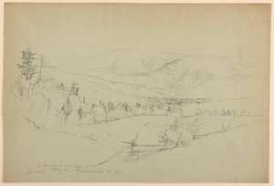 Mount Washington od drogi przez Jefferson, New Hampshire autorstwa Daniel Huntington