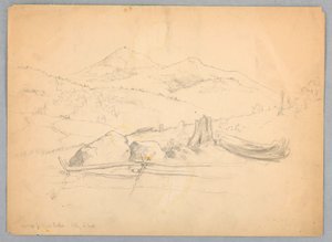 Góra Kearsarge zza Bartlett autorstwa Daniel Huntington