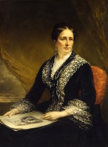 Portret Mary McCrea Stuart Pani Robert Leighton Stuart, ca. 1840-1885