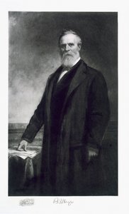 Rutherford B. Hayes, 19 Prezydent Stanów Zjednoczonych Ameryki, wyd. 1901 (fotograwiura) autorstwa Daniel Huntington
