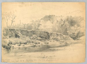 Rzeka Saco, North Conway, New Hampshire autorstwa Daniel Huntington