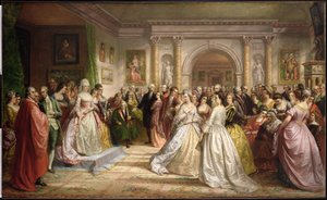 Sąd Republikański (przyjęcie lady Washingtons) 1861