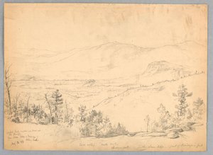 Widok na południe od góry Kearsarge, New Hampshire autorstwa Daniel Huntington