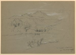 Widok na Mount Mansfield z Cambridge, Vermont autorstwa Daniel Huntington