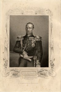 Portret księcia Michaiła Dmitriewicza Gorczakowa 1795-1861, 1856 autorstwa Daniel John Pound