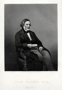 John Gibson, 1790-1866, brytyjski rzeźbiarz, ok. 1880.