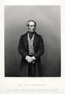 John Somerset Pakington, 1. baron Hampton, angielski polityk, ok. 1880 r. autorstwa Daniel John Pound