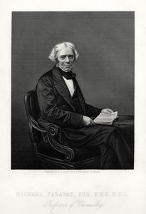 Michael Faraday, brytyjski naukowiec, ok. 1880 r. autorstwa Daniel John Pound