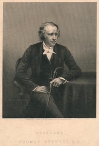 „Wielebny Thomas Guthrie, DD”, lata 50. XIX wieku autorstwa Daniel John Pound