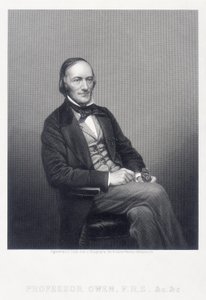 Sir Richard Owen, angielski zoolog, ok. 1860 r. autorstwa Daniel John Pound