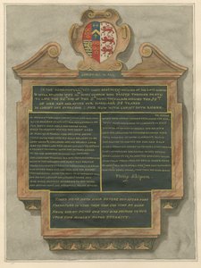 Memoriał pani Mary Skippon z Acton Church autorstwa Daniel Lysons