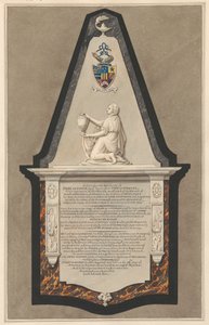 Pomnik Fysha Deburgha z Drayton Church autorstwa Daniel Lysons