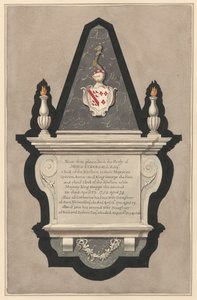 Pomnik Jamesa Eckersalla i jego żony Catherine oraz jego drugiej żony Catherine i jego drugiej żony Jane z Drayton Church autorstwa Daniel Lysons