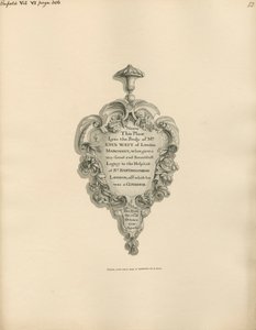 Pomnik Johna Watta z Enfield Church autorstwa Daniel Lysons