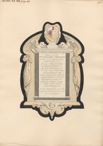 Pomnik pani Trevelyan z kościoła w Heston autorstwa Daniel Lysons