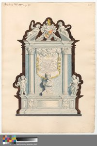 Pomnik Orlando Humphreysa z Barking Church autorstwa Daniel Lysons