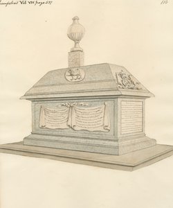 Nathaniel Lord Delamer oraz Henry i George Booth z Hampstead Church autorstwa Daniel Lysons