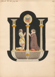 Grób Dame Katherine Darcy z Isleworth Church autorstwa Daniel Lysons