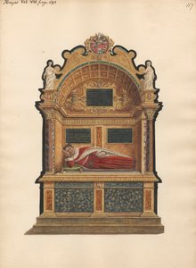 Grób Sir Edwarda Fennena z Hayes z kościoła Hayes autorstwa Daniel Lysons