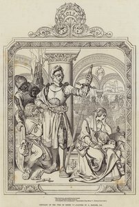 Rycerstwo czasów Henryka V autorstwa Daniel Maclise