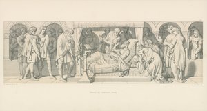 Śmierć Edwarda Wyznawcy autorstwa Daniel Maclise