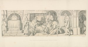 Harold, który wrócił z Normandii, przedstawia się Edwardowi Wyznawcy autorstwa Daniel Maclise