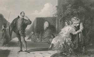 Malvolio, Dwunasta Noc autorstwa Daniel Maclise