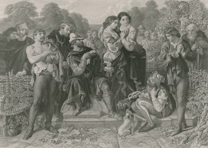 Orlando i zapaśnik, tak jak lubisz autorstwa Daniel Maclise